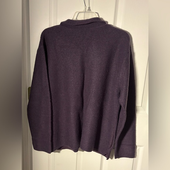 Cabela's Deep Purple Cardigan Sweater - Picture 9 of 11